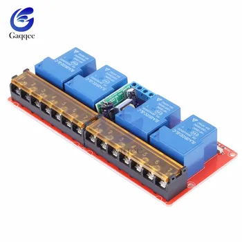 DC5V/AC100-250V 4 Channel High and Low Level Trigger Relay Module 30A for Arduino
DC5V/AC100-250V 4 Channel High and Low Level Trigger Relay Module 30A for Arduino