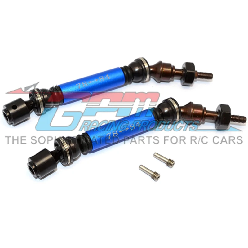 GPM STEEL+ALUMINIUM FRONT CVD DRIVE SHAFT WITH 12MMX6MM WHEEL HEX For TRAXXAS TELLURIDE 4X4 RC Upgrade
GPM STEEL+ALUMINIUM FRONT CVD DRIVE SHAFT WITH 12MMX6MM WHEEL HEX For TRAXXAS TELLURIDE 4X4 RC Upgrade