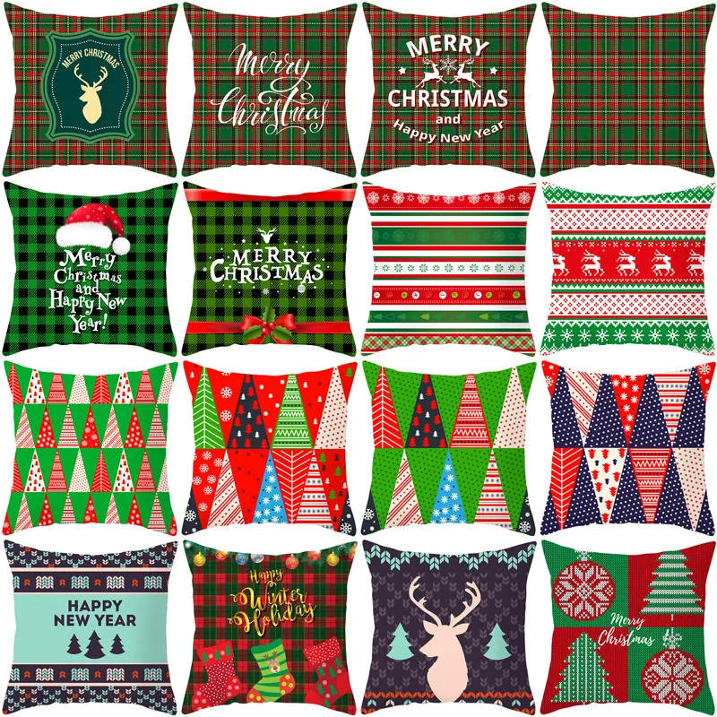 Geometric Christmas Tree Cushion Cover Plaid Geometric Home Decoration Christmas Pillow Covers Farmhouse Home Decor 45x45cm
Geometric Christmas Tree Cushion Cover Plaid Geometric Home Decoration Christmas Pillow Covers Farmhouse Home Decor 45x45cm