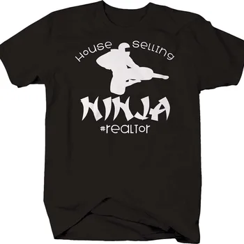 House Selling Ninja Hashtag Real Estate Agent Funny Market T-Shirt Summer Cotton Short Sleeve O-Neck Mens T Shirt New S-3XL