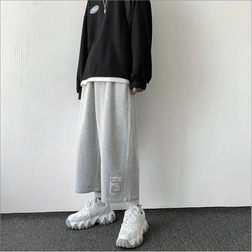 Harajuku Wide Pants Men Joggers Pants Casual Sport Sweatpants Fashion Streetwear Ankle-length Trousers Techwear Clothes
Harajuku Wide Pants Men Joggers Pants Casual Sport Sweatpants Fashion Streetwear Ankle-length Trousers Techwear Clothes