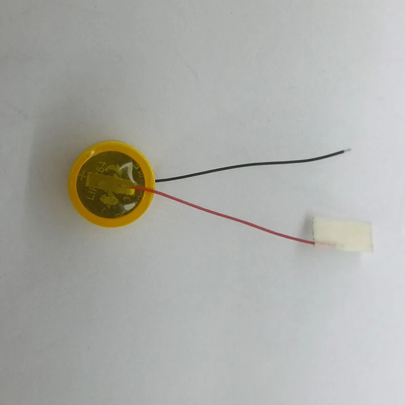 1PCS/LOT LIR1254 with Line /The line length is about 30 mm Rechargeable Li-ion Battery 65MAH 3.6V Button Battery. | Электроника