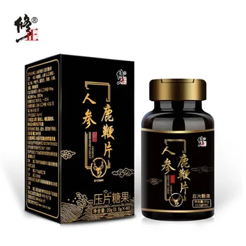 Modified Ginseng Deer Whip Tablet Adult Tonic Contains Maca Polygonatum Sibiricum Oyster Packaging 0.5G * 40 Pieces 24 Cfda
Modified Ginseng Deer Whip Tablet Adult Tonic Contains Maca Polygonatum Sibiricum Oyster Packaging 0.5G * 40 Pieces 24 Cfda