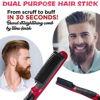 Hot Hair Straight Beard Straightener Instant Styling Hot Comb Curling and Straightening Brush for Women Man Drop Shipping
Hot Hair Straight Beard Straightener Instant Styling Hot Comb Curling and Straightening Brush for Women Man Drop Shipping