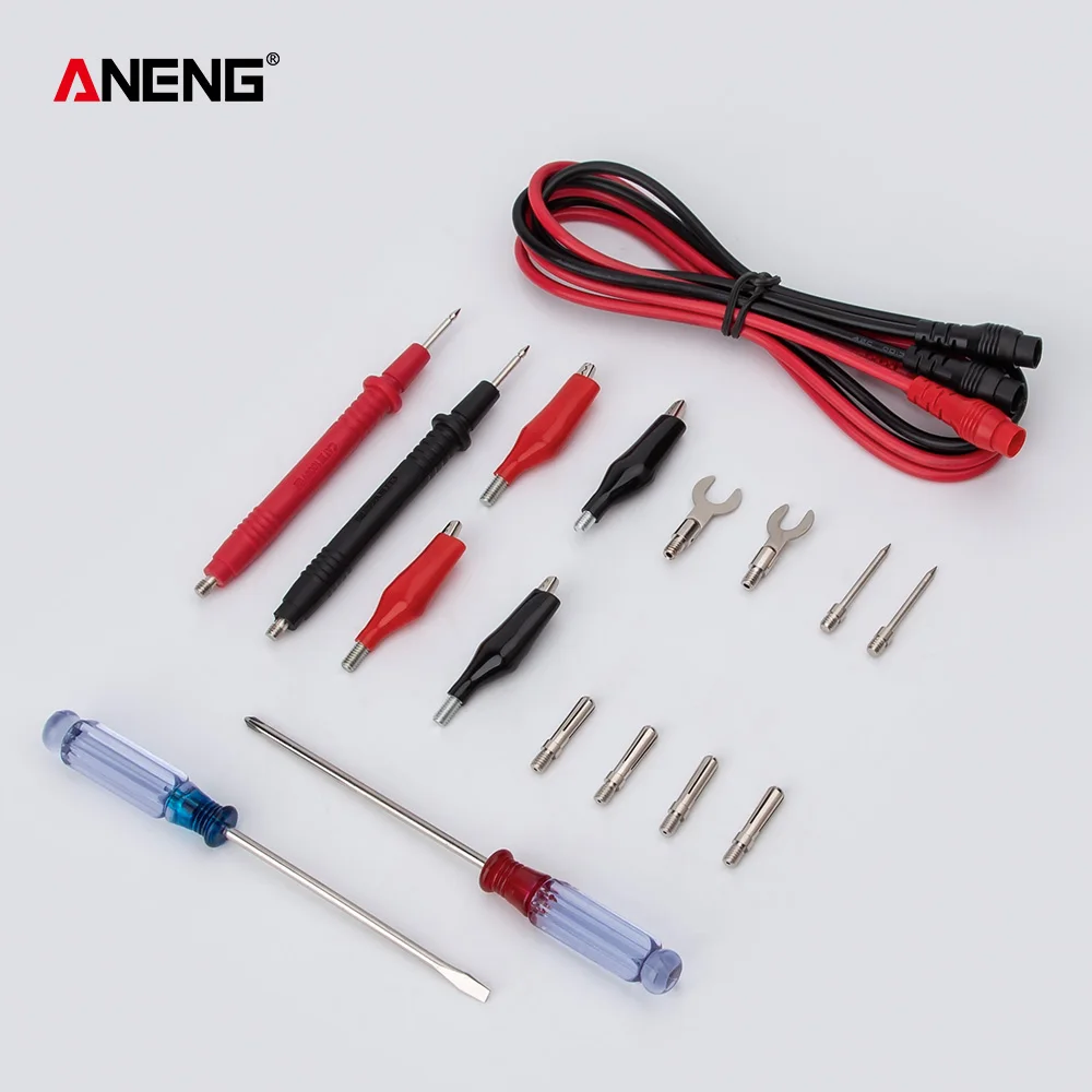 18pcs Tip Needle Multimeter Meter Test Lead Probe Wire Pen Cable Tester 1000V 10A Universal Digital Probe for FLUKE for Vichy
18pcs Tip Needle Multimeter Meter Test Lead Probe Wire Pen Cable Tester 1000V 10A Universal Digital Probe for FLUKE for Vichy