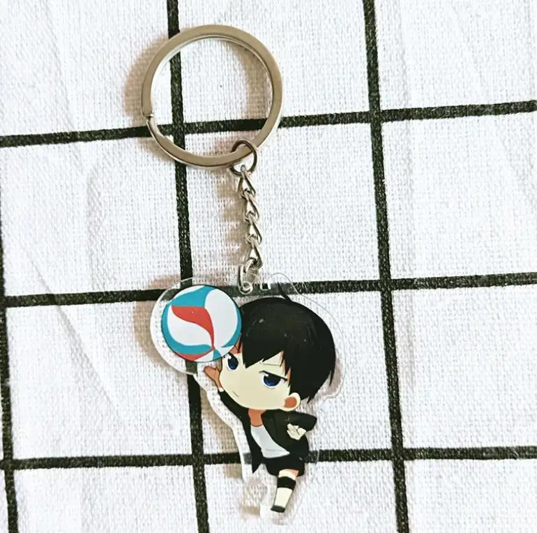 Keychain Style 04 Hinata Shoyo Anime Cartoon Key Rings Pendant Hanging Ornament Chutoral Haikyuu!