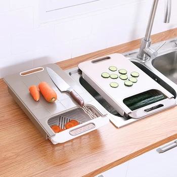 Thickened Multi-function Kitchen Cutting Board Storage Retractable Fruit Meat Anti-slip Moldproof Drain Storage Cutting Board 30
Thickened Multi-function Kitchen Cutting Board Storage Retractable Fruit Meat Anti-slip Moldproof Drain Storage Cutting Board 30