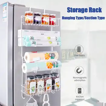 Refrigerator Rack Side Shelf Sidewall Holder Multi-Layer Hanging Suction Type Refrigerator Storage Rack for Kitchen Bathroom
Refrigerator Rack Side Shelf Sidewall Holder Multi-Layer Hanging Suction Type Refrigerator Storage Rack for Kitchen Bathroom
