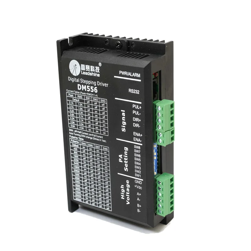 New original 57 stepper motor driver / digital type DM556 two-phase stepper motor / DSP digital drive 24-50VDC
New original 57 stepper motor driver / digital type DM556 two-phase stepper motor / DSP digital drive 24-50VDC