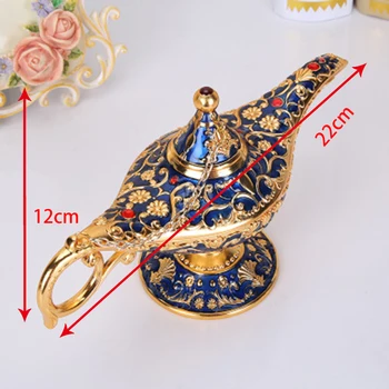 European Style Exquisite Crafts Decor Creative Props Gift Wishing Aladdin Lamp Club Decoration Zinc Alloy Creative Craft Decorat
European Style Exquisite Crafts Decor Creative Props Gift Wishing Aladdin Lamp Club Decoration Zinc Alloy Creative Craft Decorat