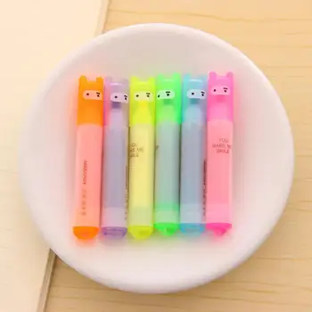 6PCS/Set Rabbit Ninja Mini Highlighter Pen Marker Pens Kawaii Stationery Cartoon Writing School Supplies Fluorescent Pen
6PCS/Set Rabbit Ninja Mini Highlighter Pen Marker Pens Kawaii Stationery Cartoon Writing School Supplies Fluorescent Pen