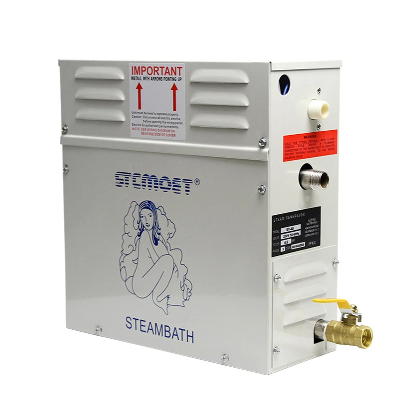 3KW 220V Sauna Machine Steam Generator Home Steam room machine Wet Stream Furnace Commercial Sauna Equipment Digital Controll
3KW 220V Sauna Machine Steam Generator Home Steam room machine Wet Stream Furnace Commercial Sauna Equipment Digital Controll