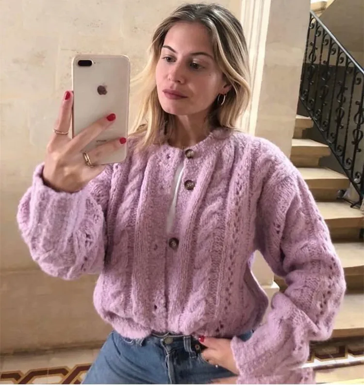 Z-ZOUX Women Sweater V-Neck Hollow Out Mohair Summer Cardigan Yellow White All Match Womens Spring Sweaters 2019 New Fashion
Z-ZOUX Women Sweater V-Neck Hollow Out Mohair Summer Cardigan Yellow White All Match Womens Spring Sweaters 2019 New Fashion