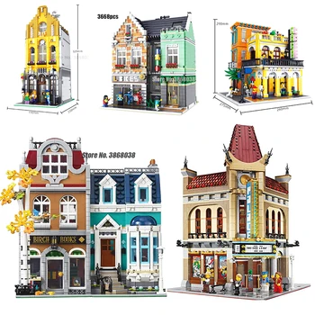 Moc Creator Expert City Street View 2524pcs European Style Bookshop Model Building Blocks Bricks Kit Compatible Lepines 10270
Moc Creator Expert City Street View 2524pcs European Style Bookshop Model Building Blocks Bricks Kit Compatible Lepines 10270