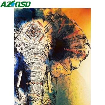 AZQSD Adult Painting By Number Canvas Kits Animal DIY Unframe Handmade Gift Coloring By Numbers Elephant Home Decoration
AZQSD Adult Painting By Number Canvas Kits Animal DIY Unframe Handmade Gift Coloring By Numbers Elephant Home Decoration
