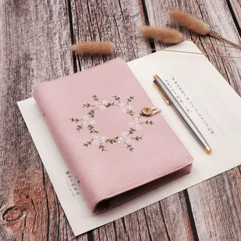 Creative Cotton Fabric Embroidery Loose-leaf Notebook Journals A5 A6 90sheets Dot Grid Daily Weekly Planner Agenda 2021 Notebook
Creative Cotton Fabric Embroidery Loose-leaf Notebook Journals A5 A6 90sheets Dot Grid Daily Weekly Planner Agenda 2021 Notebook