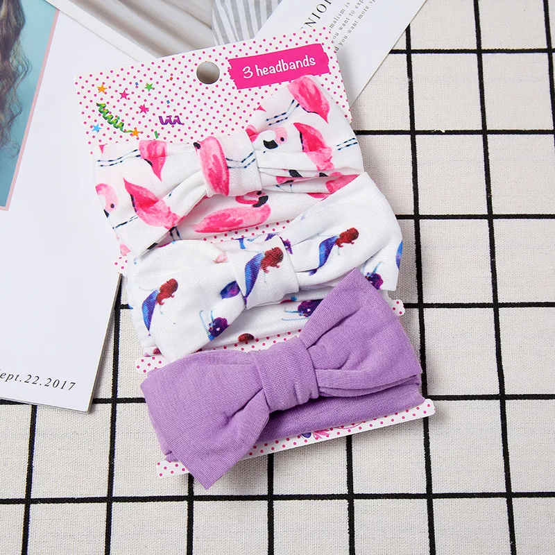 Our 2019 New Style Plain Color Printed 3 PCs Set Combination Bow Elasticity Headband Hair Band
Our 2019 New Style Plain Color Printed 3 PCs Set Combination Bow Elasticity Headband Hair Band