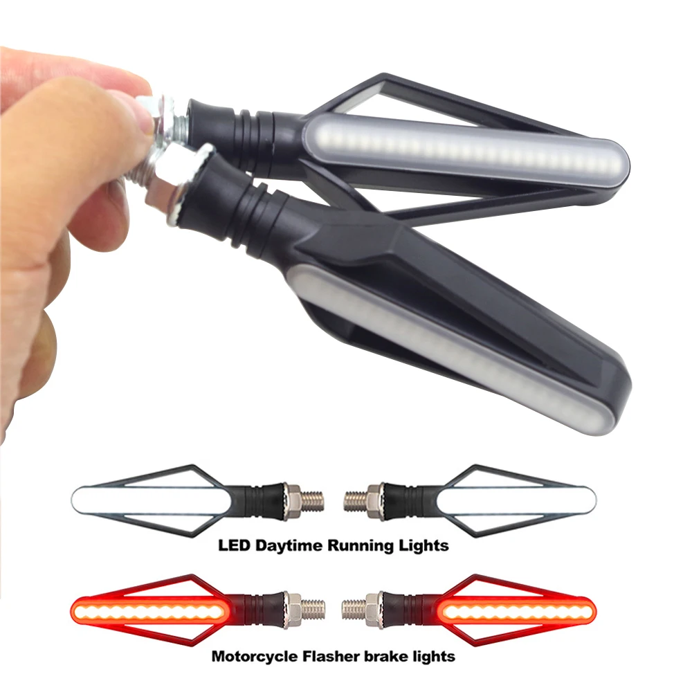 Universal Motorcycle turn signal Lights Flowing flicker led Blinkers Flasher FOR yamaha ybr 125 bws 125 tdm 900
Universal Motorcycle turn signal Lights Flowing flicker led Blinkers Flasher FOR yamaha ybr 125 bws 125 tdm 900