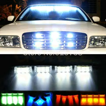 4x3 LED WHITE GREEN RED AMBER strobe light led flash light Fire Flashing Blinking Strobe Emergency lamps for kia sportage
4x3 LED WHITE GREEN RED AMBER strobe light led flash light Fire Flashing Blinking Strobe Emergency lamps for kia sportage