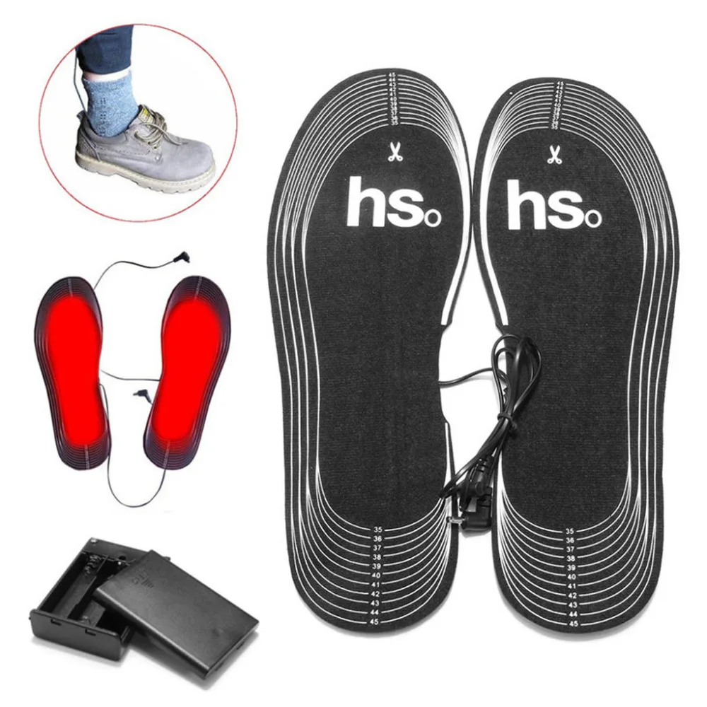 4.5V Heated Shoe Insoles Foot Warmer Sock Mat Winter Outdoor Sports Heating #4N15 (3)