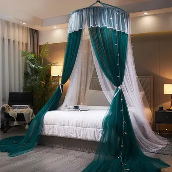 Bed Canopy Double Colors Hung Mosquito Net Princess Bed Tent Curtain Foldable Canopy on The Bed Elegant Fairy Round Netting
Bed Canopy Double Colors Hung Mosquito Net Princess Bed Tent Curtain Foldable Canopy on The Bed Elegant Fairy Round Netting