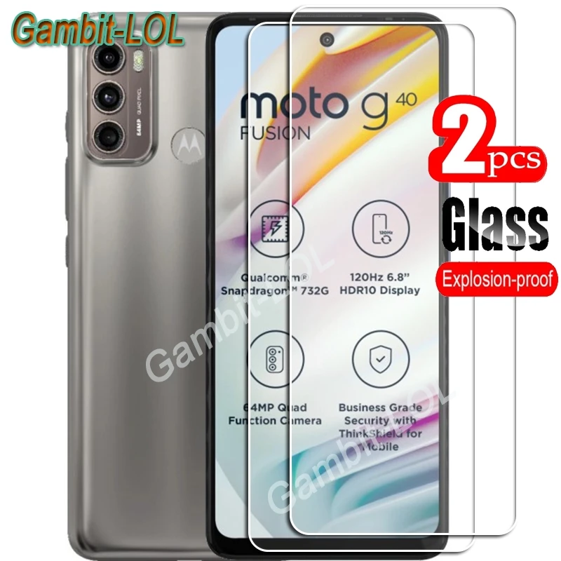 Фото For Motorola Moto G40 Fusion Tempered Glass Protective ON PANV0005IN PANV0009IN 6.8Inch Screen Protector Smart Phone Cover Film | Мобильные