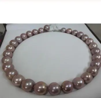 Free shipping gorgeous 13-14mm south sea lavender round pearl necklace 18"14K Gold Clasp
Free shipping gorgeous 13-14mm south sea lavender round pearl necklace 18"14K Gold Clasp