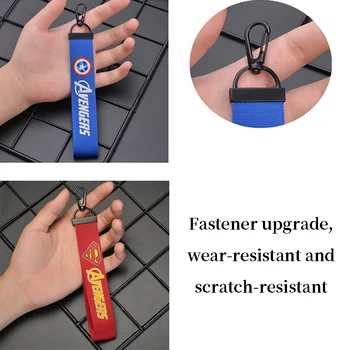 Hot Marvel The Avengers Keychain Strap For Card Badge Gym Key Chain Lanyard Key Holder Hang Rope Mix Lot Keychain Lanyard