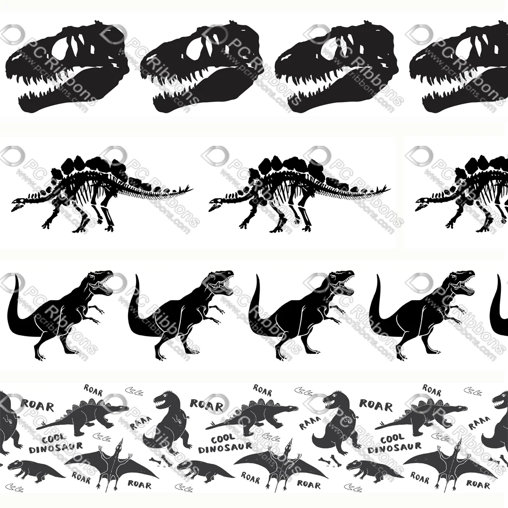 Cartoon Dinosaur Fossil Print Lanyard/Satin/Grosgrain Ribbon Decor Party DIY Hair Bow Dog Collar Scrapbook Cart Sew CA-380
Cartoon Dinosaur Fossil Print Lanyard/Satin/Grosgrain Ribbon Decor Party DIY Hair Bow Dog Collar Scrapbook Cart Sew CA-380