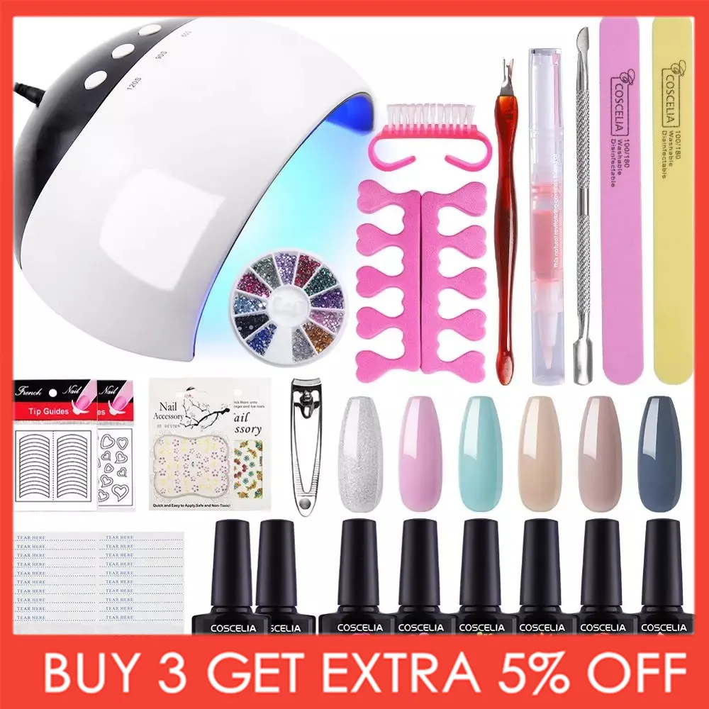 24W Manicure Set Brushes For Manicure With UV LED Lamp Set For Nail Gel Polish Tools For Manicure Nail Art Gel Nail Polish Kit
24W Manicure Set Brushes For Manicure With UV LED Lamp Set For Nail Gel Polish Tools For Manicure Nail Art Gel Nail Polish Kit
