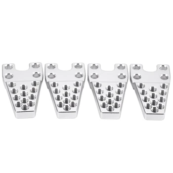 4PCS for SCX10 Aluminum Shock Mount Lift Surge Seat Adjustment Seat-HR Axial SCX10 Lower Shock Mount Lift Kit,Silver 
4PCS for SCX10 Aluminum Shock Mount Lift Surge Seat Adjustment Seat-HR Axial SCX10 Lower Shock Mount Lift Kit,Silver