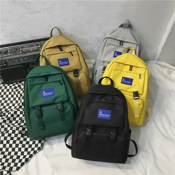 School Bag Korean-style Winter New Style Backpack Versitile Fashion Campus Large-Volume Release Buckle Backpack
School Bag Korean-style Winter New Style Backpack Versitile Fashion Campus Large-Volume Release Buckle Backpack