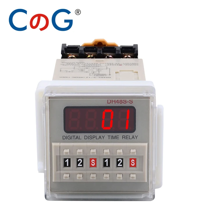 CG DH48S-1Z Digital LED Programmable Timer Time Relay Switch DH48S 0.01S-99H99M DIN RAIL AC110V 220V 380V Base
CG DH48S-1Z Digital LED Programmable Timer Time Relay Switch DH48S 0.01S-99H99M DIN RAIL AC110V 220V 380V Base