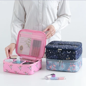 Portable Travel Cosmetic Bag Waterproof Oxford Cloth Storage Bag Cosmetic Box Beauty Box Toiletry Bag Personal Care Storage Bag
Portable Travel Cosmetic Bag Waterproof Oxford Cloth Storage Bag Cosmetic Box Beauty Box Toiletry Bag Personal Care Storage Bag