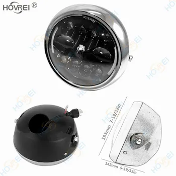7.5" universal vintage Motorcycle LED Headlight Cafer Racer Hi-Low Beam DRL headlamp for Harley honda Scrambler Street Tracker
7.5" universal vintage Motorcycle LED Headlight Cafer Racer Hi-Low Beam DRL headlamp for Harley honda Scrambler Street Tracker