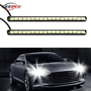 LEEPEE 18 LEDs Waterproof DRL Car Daytime LED Light Super Bright Auto Daylight Car Styling Auto Running Lights Accessories 2PCS
LEEPEE 18 LEDs Waterproof DRL Car Daytime LED Light Super Bright Auto Daylight Car Styling Auto Running Lights Accessories 2PCS