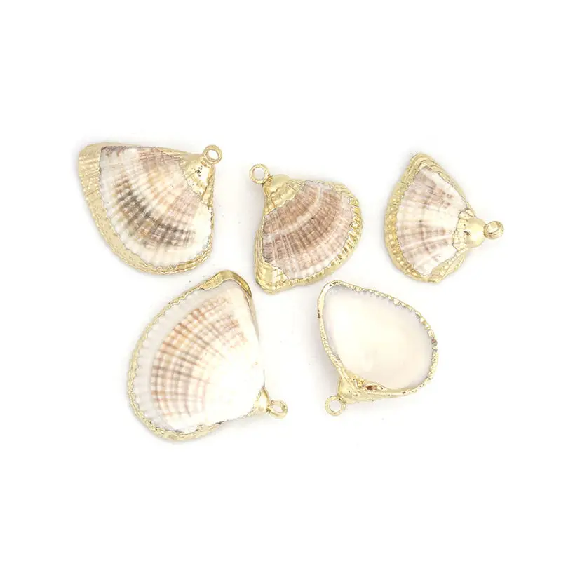 5 PCs Natural Shell Charms Gold Conch/ Sea Snail At Random Pendants For Fashion DIY Handmade Jewelry Making
5 PCs Natural Shell Charms Gold Conch/ Sea Snail At Random Pendants For Fashion DIY Handmade Jewelry Making