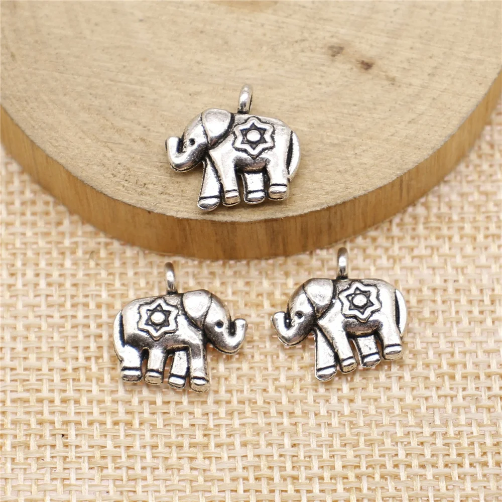 free shipping 34pcs 15x14mm antique silver Elephant charms diy retro jewelry fit Earring keychain hair card pendant accessories
free shipping 34pcs 15x14mm antique silver Elephant charms diy retro jewelry fit Earring keychain hair card pendant accessories
