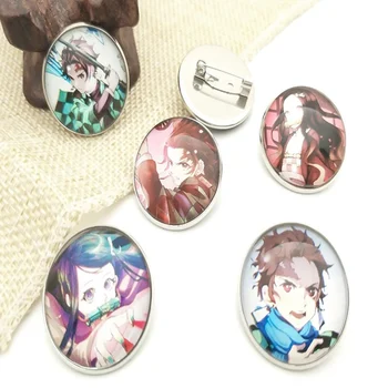 Popular Anime Badges Demon Slayer: Kimetsu No Yaiba Cosplay Brooch Pins For Schoolbag 5.8CM Enamel Pin
Popular Anime Badges Demon Slayer: Kimetsu No Yaiba Cosplay Brooch Pins For Schoolbag 5.8CM Enamel Pin
