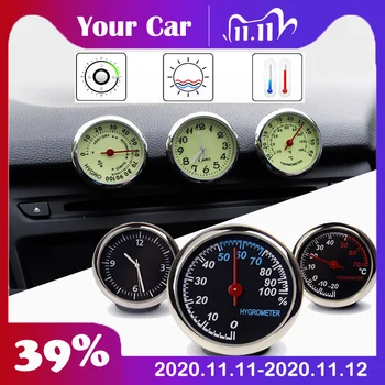 Mini Car Luminous Clock Thermometer Hygrometer Auto Interior Quartz Clock Automotive Accessories Dashboard Car Styling Gifts
Mini Car Luminous Clock Thermometer Hygrometer Auto Interior Quartz Clock Automotive Accessories Dashboard Car Styling Gifts