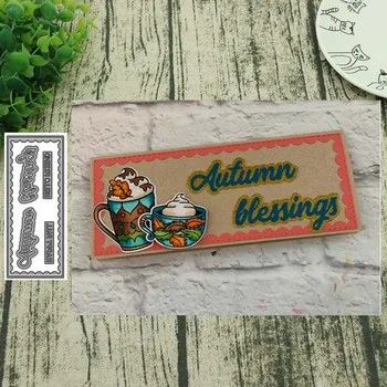 Metal Cutting Dies autumn blessings letter Slimline for Scrapbooking Steel Craft Die Cut Embossing Paper Card Album Stencil
Metal Cutting Dies autumn blessings letter Slimline for Scrapbooking Steel Craft Die Cut Embossing Paper Card Album Stencil