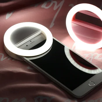 Portable LED Camera Ring Fill Light Flash Selfie Lamp Luminous Clip Universal Selfie for IPhone 8 7 6 Plus Samsung Vanity Light
Portable LED Camera Ring Fill Light Flash Selfie Lamp Luminous Clip Universal Selfie for IPhone 8 7 6 Plus Samsung Vanity Light