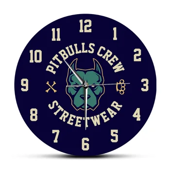 Pitbulls Terrier Dog Head Printed Acrylic Wall Clocks Quartz Modern Design Puppy Pet Animal Silent Rounded Wall Hanging Watch
Pitbulls Terrier Dog Head Printed Acrylic Wall Clocks Quartz Modern Design Puppy Pet Animal Silent Rounded Wall Hanging Watch