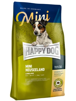 HAPPY DOG HAPPY DOG SUPREME MINI NEUSEELAND for adult dogs of small breeds with allergy to lamb and rice
HAPPY DOG HAPPY DOG SUPREME MINI NEUSEELAND for adult dogs of small breeds with allergy to lamb and rice
