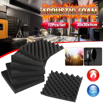 12pcs 30X30X4CM Soundproofing Acoustic Foam Tiles Noise Sound-Absorbing Sound Treatment Studio Room Absorption Tiles Foam
12pcs 30X30X4CM Soundproofing Acoustic Foam Tiles Noise Sound-Absorbing Sound Treatment Studio Room Absorption Tiles Foam