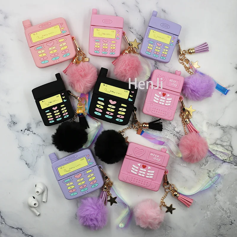 3D Cute Lxuxry Retro Mobile Phone Design Silicone Earphone Case for Apple AirPods 1 2 3rd Pro Bluetooth Headset Cover Coque
3D Cute Lxuxry Retro Mobile Phone Design Silicone Earphone Case for Apple AirPods 1 2 3rd Pro Bluetooth Headset Cover Coque
