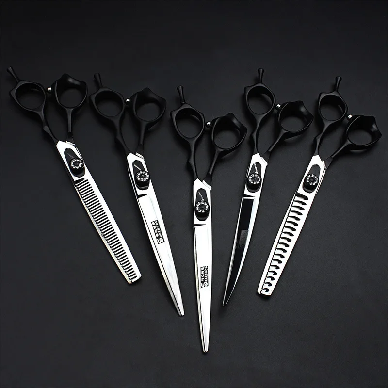Hairdressing Scissors 7-Inch Straight Snips Seemless Thinning Scissors Fish Bone Scissors Alice Cut Single Handle Can Be Sold Ha
Hairdressing Scissors 7-Inch Straight Snips Seemless Thinning Scissors Fish Bone Scissors Alice Cut Single Handle Can Be Sold Ha