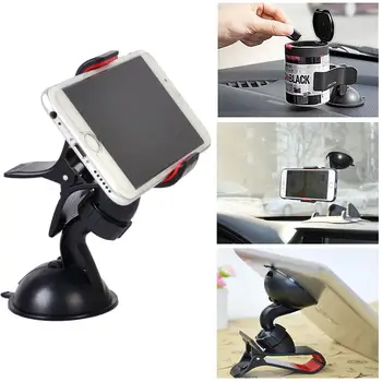 EIDRAN Universal High Quality 360° Rotating Car Phones Holder Windshield Dashboard GPS Stand Bracket
EIDRAN Universal High Quality 360° Rotating Car Phones Holder Windshield Dashboard GPS Stand Bracket