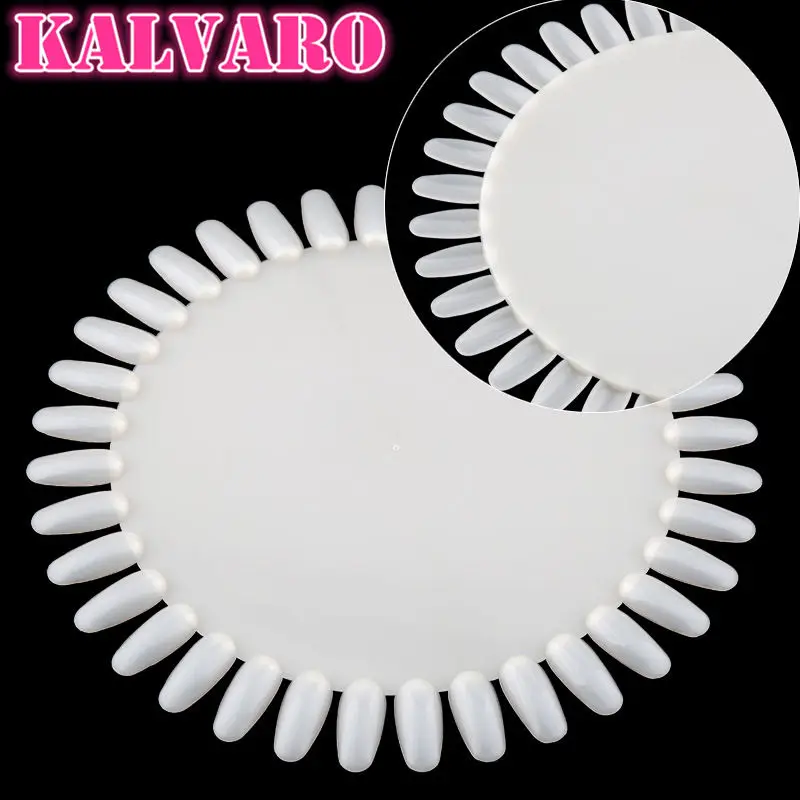 Kalvaro 36Pcs Nail Art Acrylic False Tips Practice Round Wheel DIY Nail Display Tool Tips Professional Nail Polish Organizer
Kalvaro 36Pcs Nail Art Acrylic False Tips Practice Round Wheel DIY Nail Display Tool Tips Professional Nail Polish Organizer