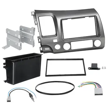 1 Set Car Radio Stereo Taupe Dash Kit with CD Box Multimedia Video Player Navigation GPS Frame Fascias For Honda Civic 2006-2011
1 Set Car Radio Stereo Taupe Dash Kit with CD Box Multimedia Video Player Navigation GPS Frame Fascias For Honda Civic 2006-2011